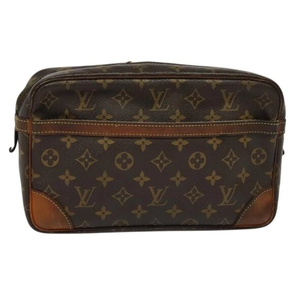 LOUIS VUITTON Monogram Compiegne 28 Clutch Bag - Picture 1 of 16